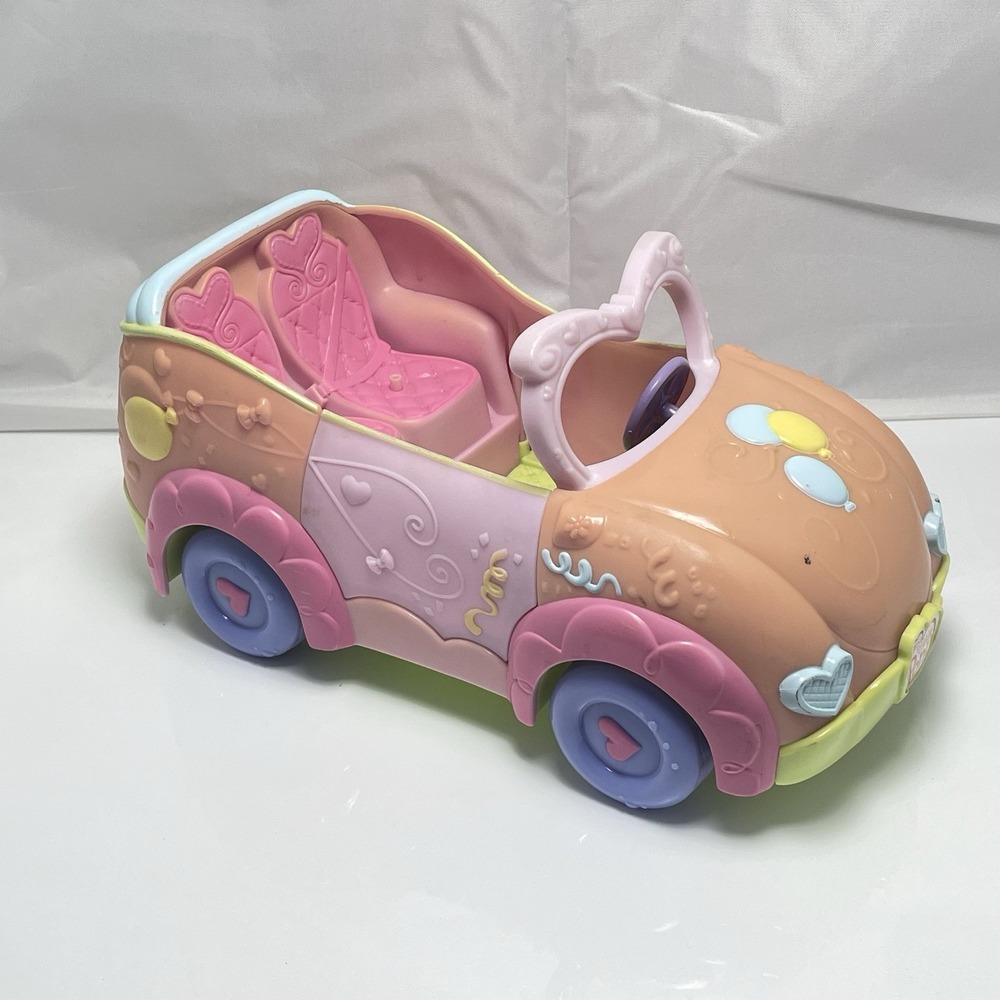 2009‎ Hasbro Pink Car My Little Pony Pinkie Pie Convertible Toy 11 Inches